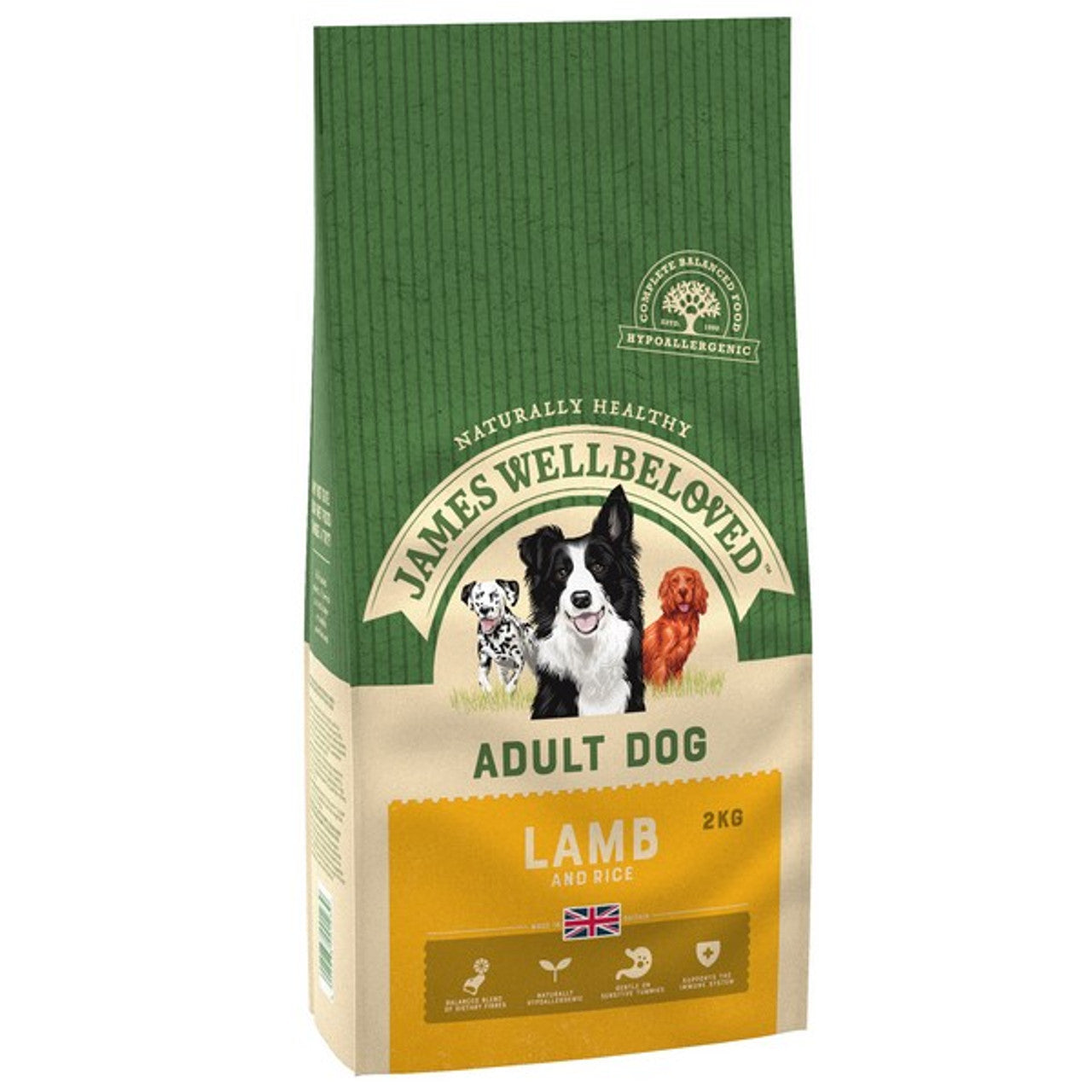 Wellbeloved Lamb and Rice Adult 2kg