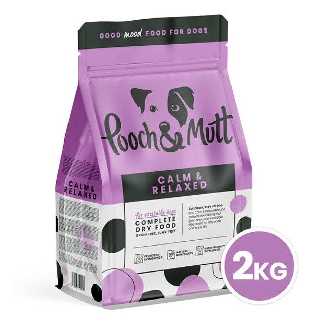 Pooch & Mutt Calm & Relaxed Premium Dog Food 2kg