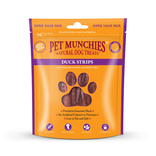 Pet Munchies Duck Strips 320g