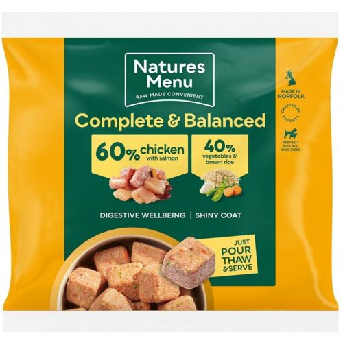 Natures Menu Complete & Balanced 60/40 Chicken and Salmon Nuggets