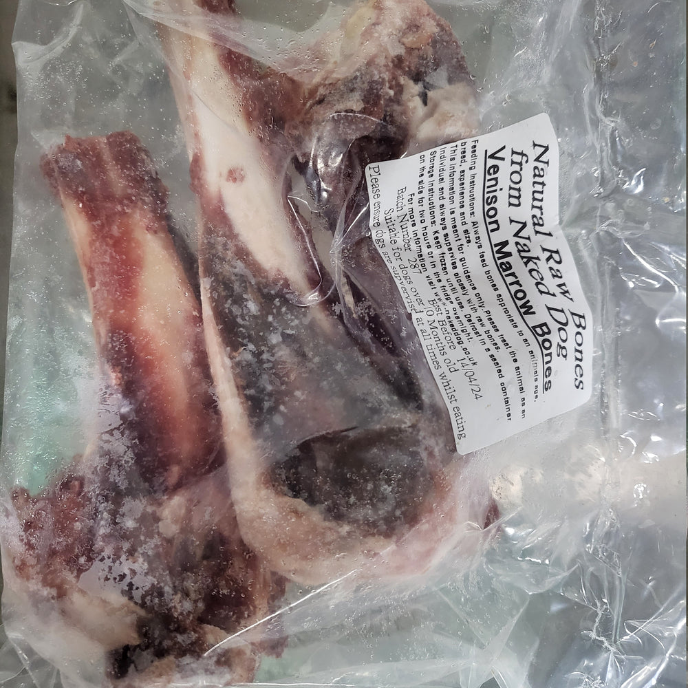 Naked Venison Marrowbones - 3 pack