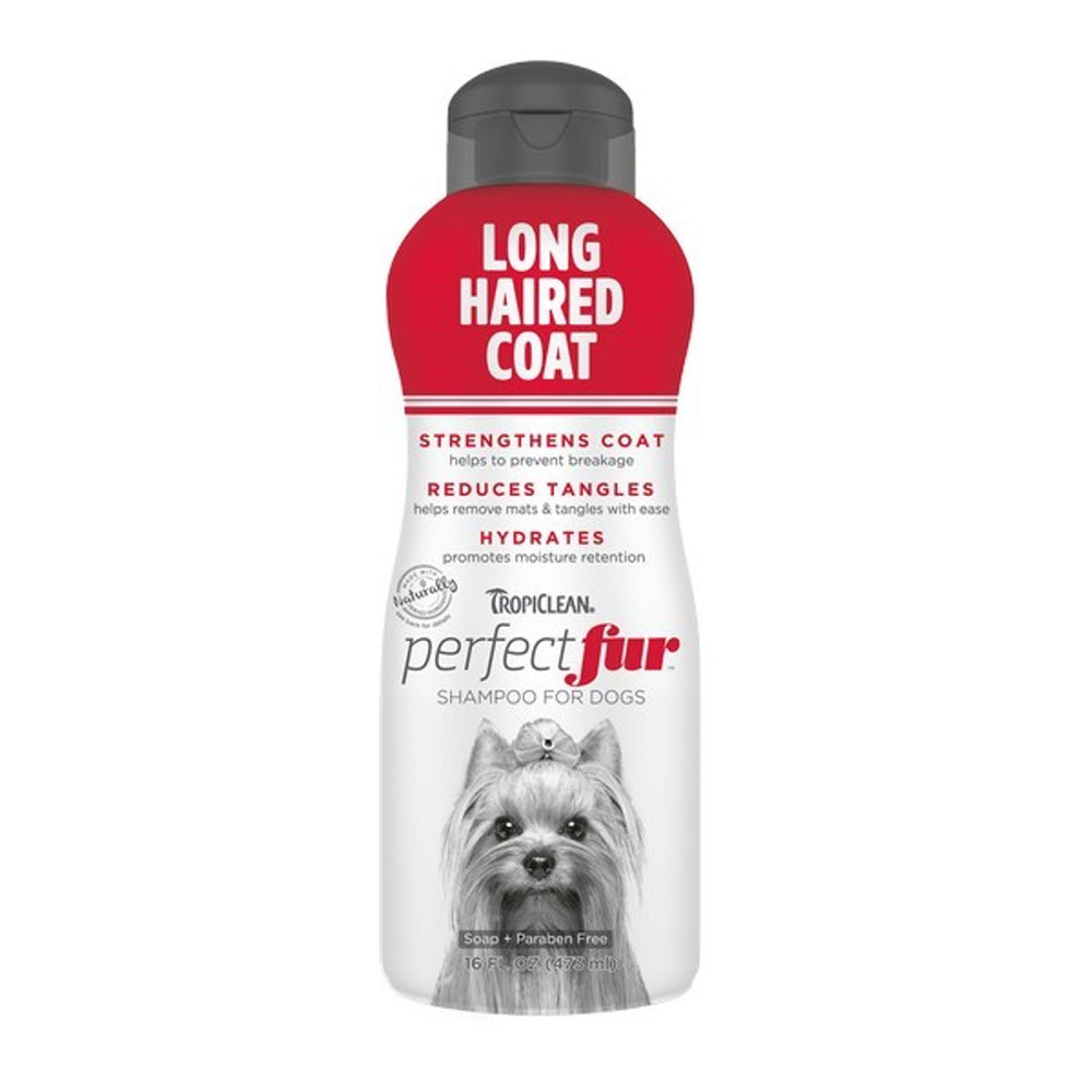 TropiClean Perfect Fur Long Haired Coat Shampoo