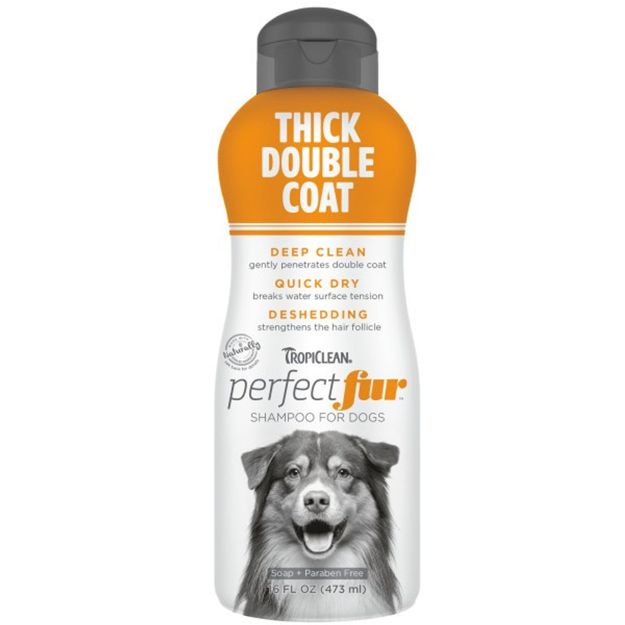 TropiClean Perfect Fur Thick Double Coat Shampoo