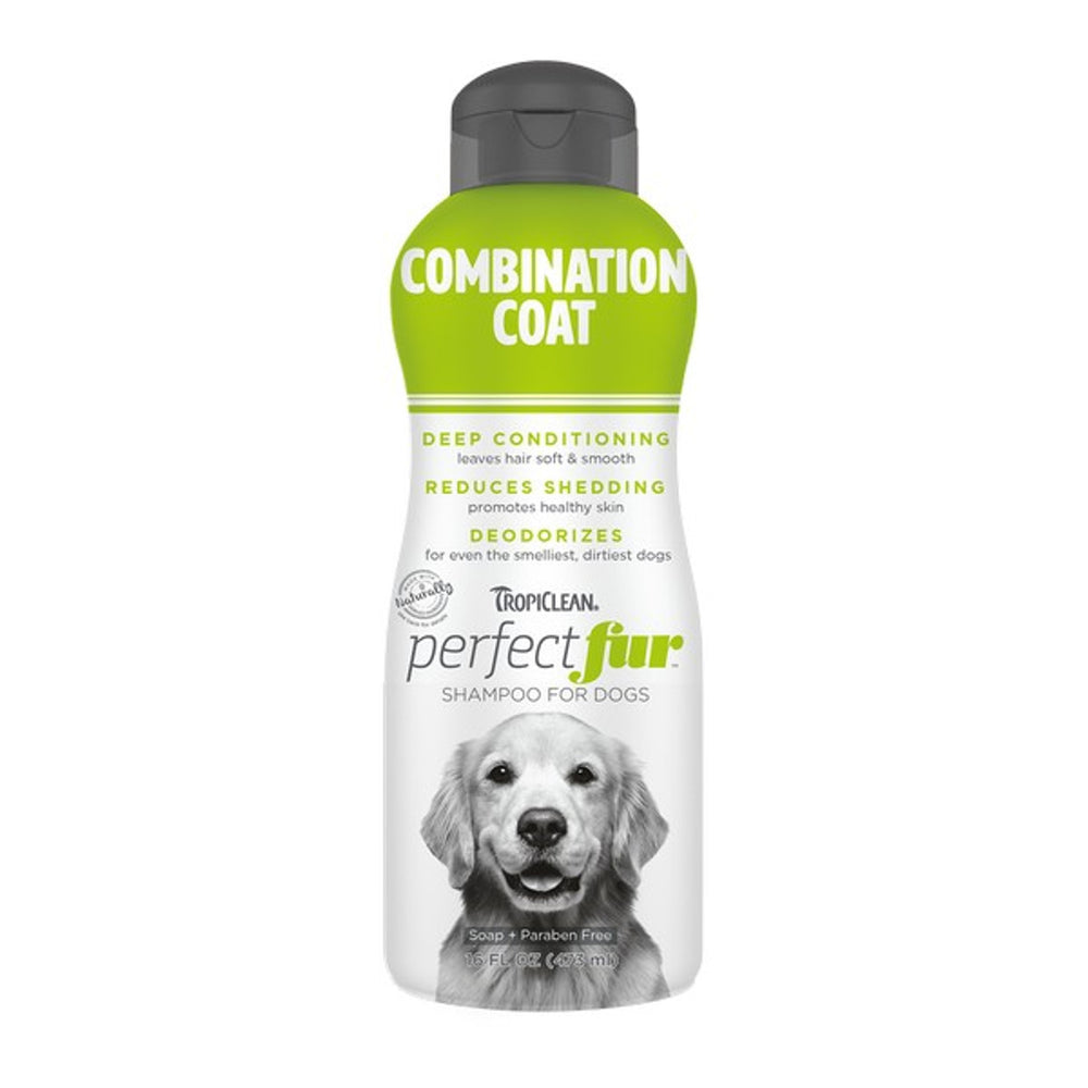 TropiClean Perfect Fur Combination Coat Shampoo