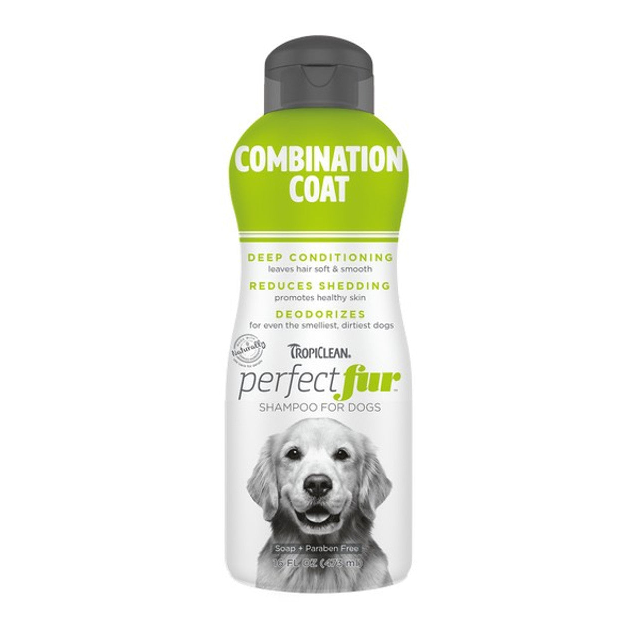 TropiClean Perfect Fur Combination Coat Shampoo