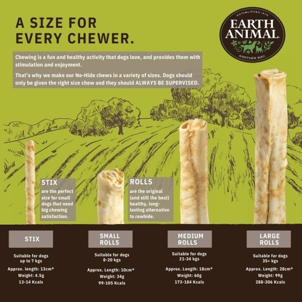 
                  
                    Earth Animal No Hide Venison One Medium Chew 60g
                  
                