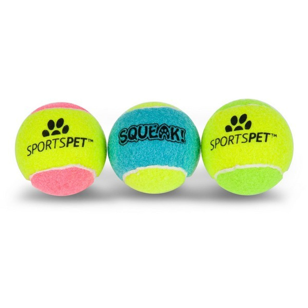 SportsPet Squeak Tennis ball single