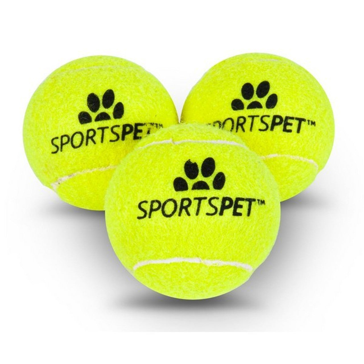 Sportspet Hppy Tennis Ball Medium Yellow