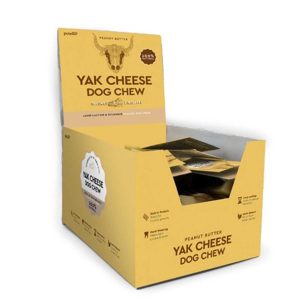 
                  
                    Petello Yak Cheese with Peanut Butter Dog Chew 75g
                  
                