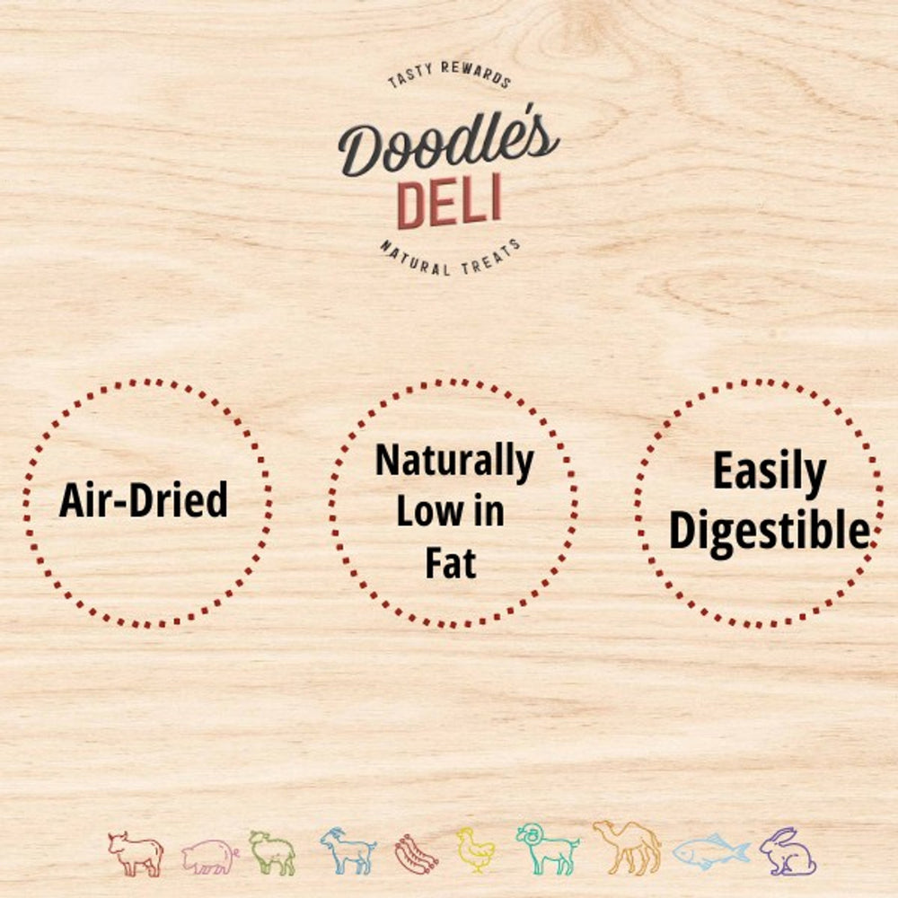Doodles Deli Air Dried Pig Foot 3 pack 1kg