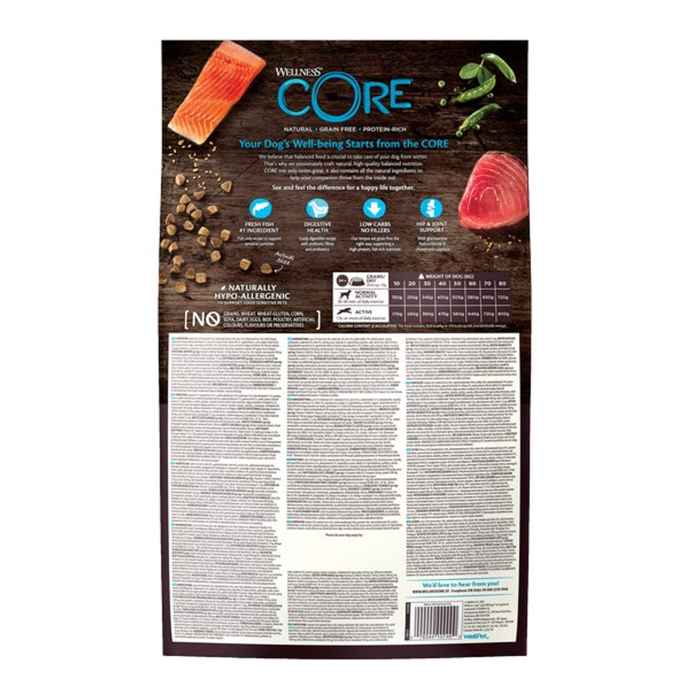 Wellness CORE Dog Dry Adult Ocean - Salmon with Tuna Recipe 10kg