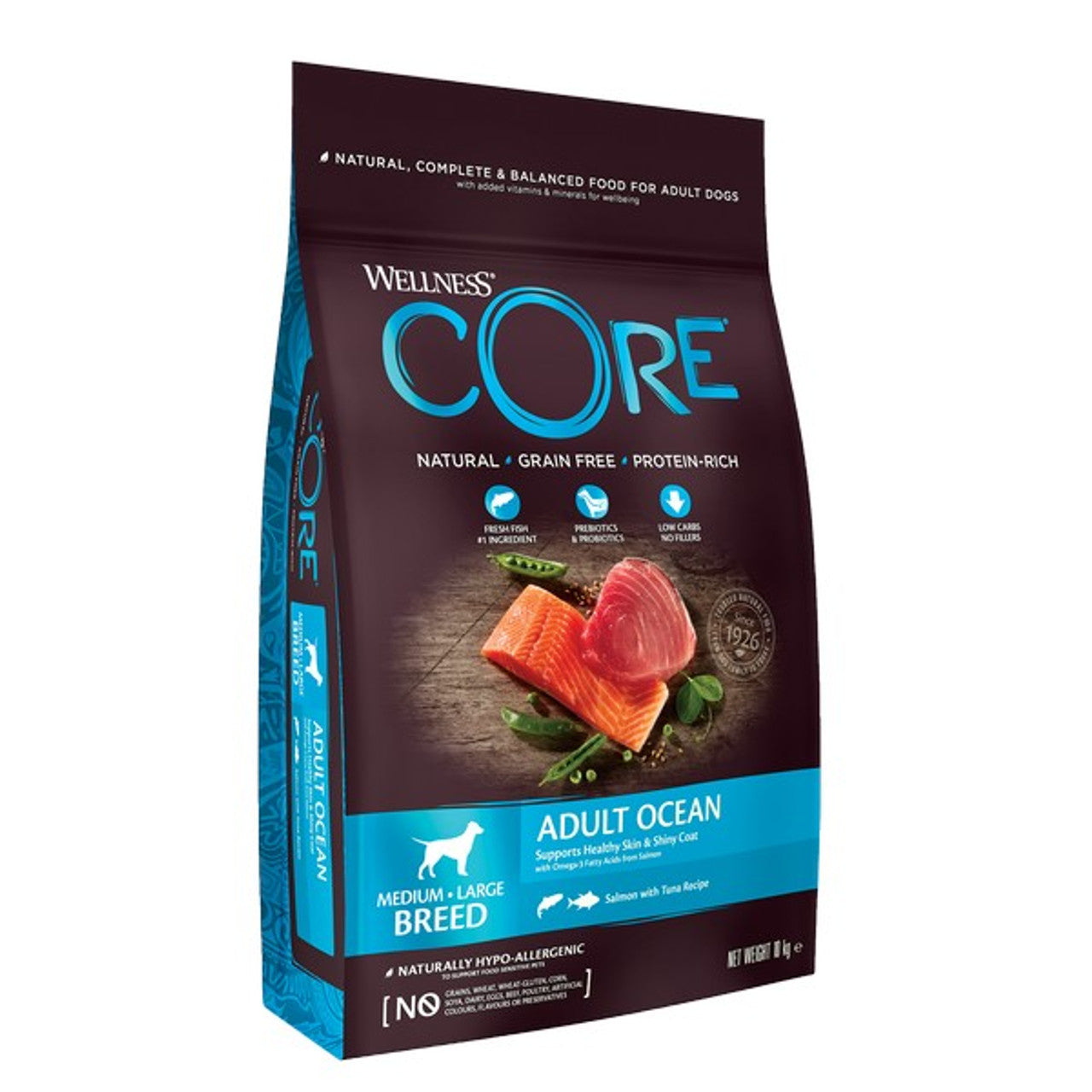 Wellness CORE Dog Dry Adult Ocean - Salmon with Tuna Recipe 10kg