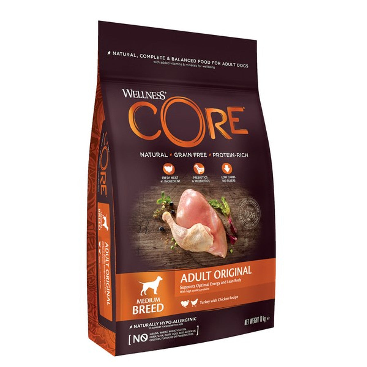 Wellness CORE Dog Dry Adult Original - Turkey with Chicken Recipe 10kg
