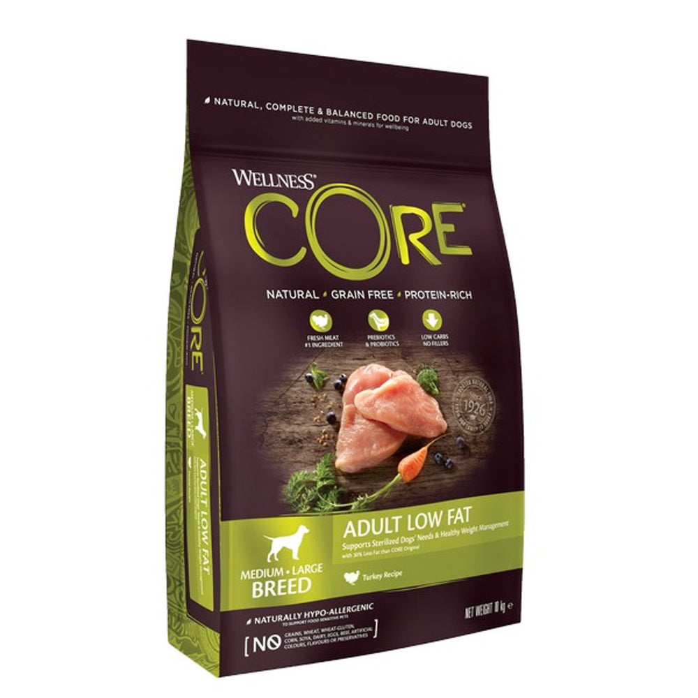 Wellness CORE Dog Dry Low Fat - Turkey Recipe 10kg