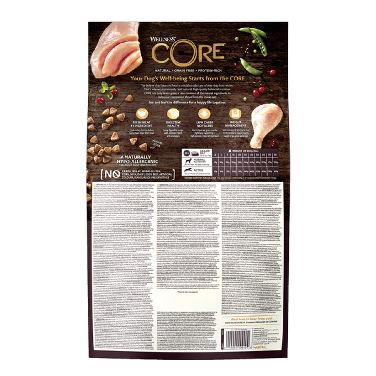 Wellness CORE Dog Dry Senior Original - Turkey with Chicken Recipe 10kg