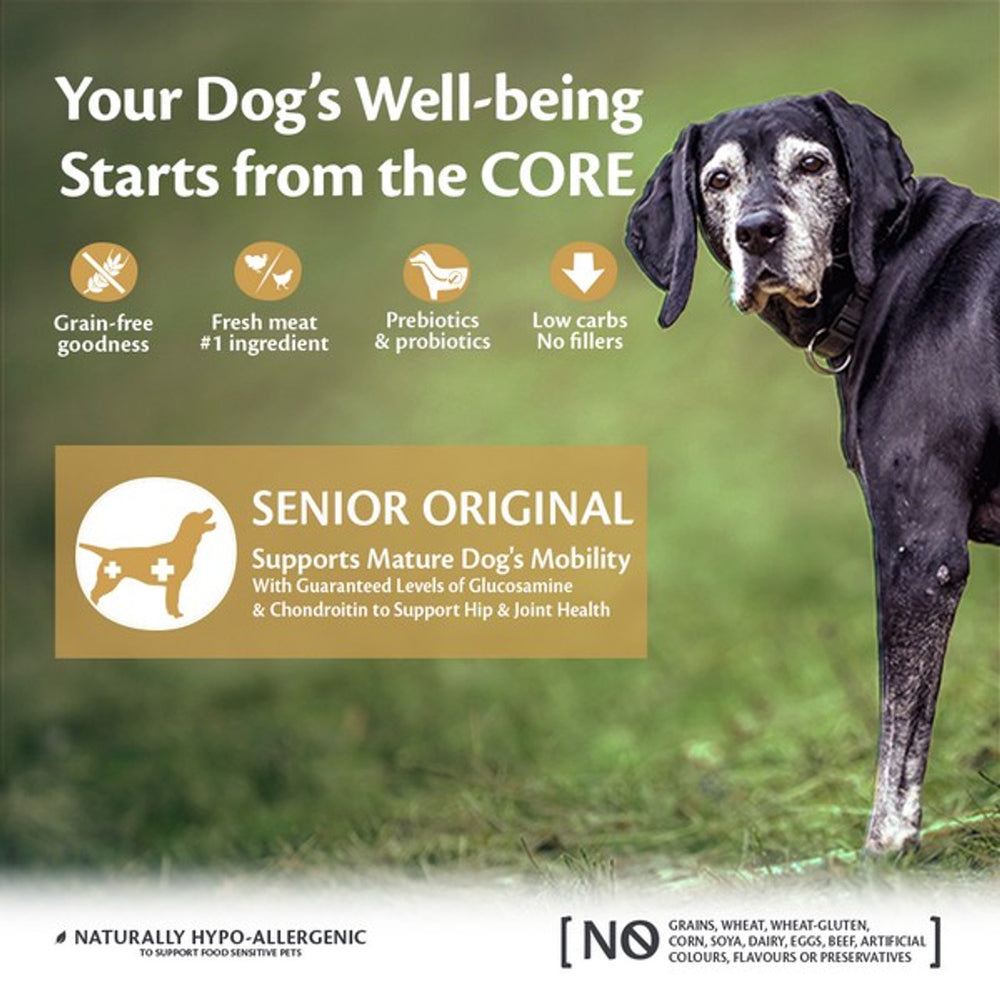 
                  
                    Wellness CORE Dog Dry Senior Original - Turkey with Chicken Recipe 10kg
                  
                