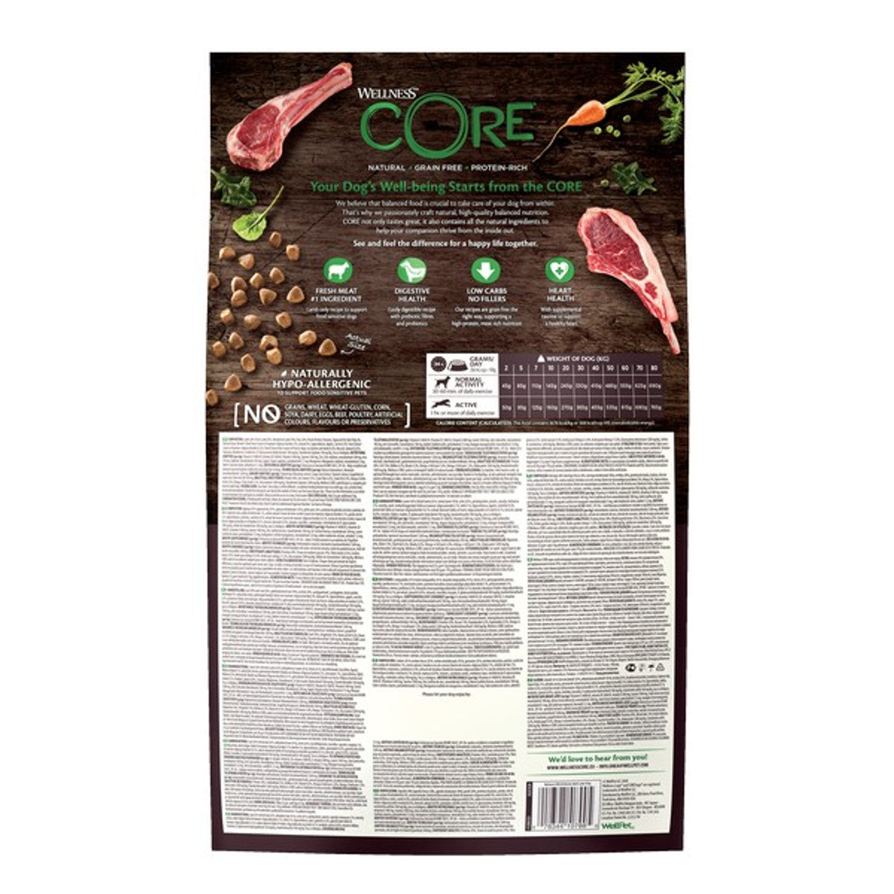 Wellness CORE Dog Dry Adult Lamb - Lamb Recipe 10kg