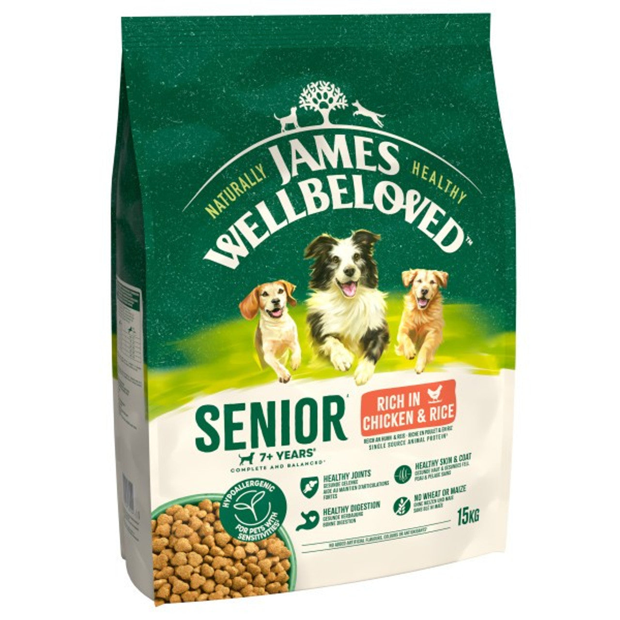 James Wellbeloved Dog Senior Chicken & Rice 15kg