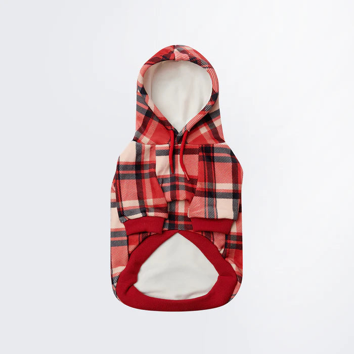 
                  
                    Red Plaid Dog Hoodie
                  
                