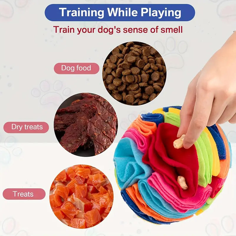 Dog Toy Snuffle Treat Ball