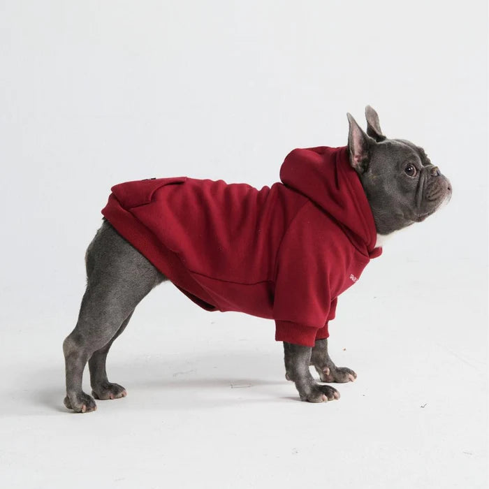 
                  
                    Essential Dog Hoodie - Burgundy
                  
                