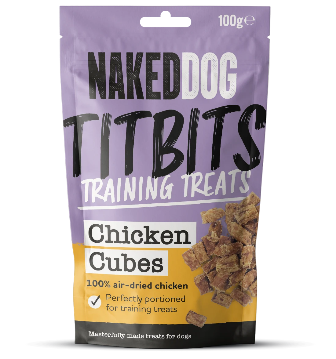 Naked Dog TITBITS training treats Chicken 100g