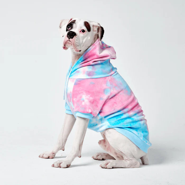 Velvet Dog Hoodie - Snow Cone
