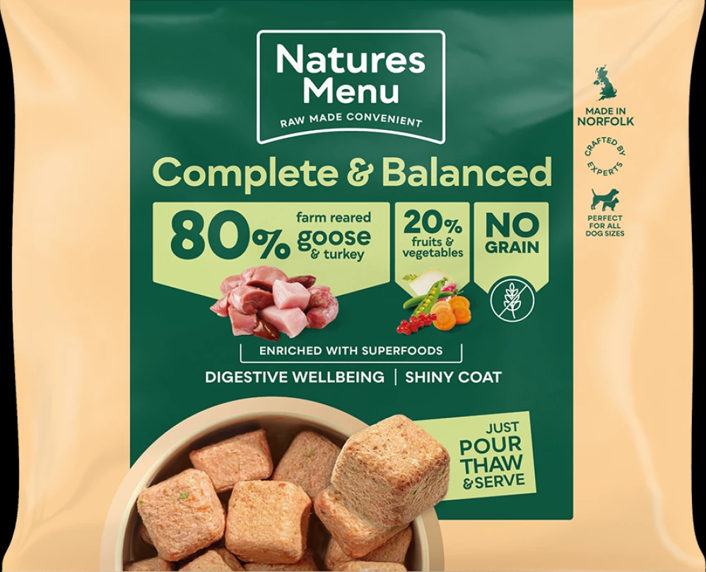 Natures Menu Country Hunter Goose and Turkey Complete Nuggets 1kg