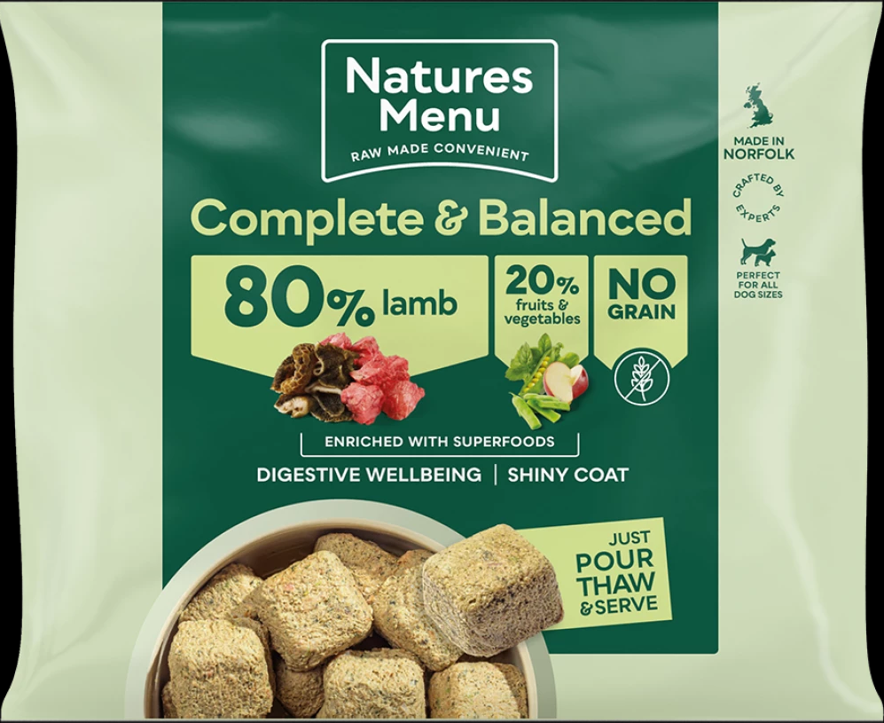 Natures Menu Country Hunter Lamb Complete Nuggets 1kg
