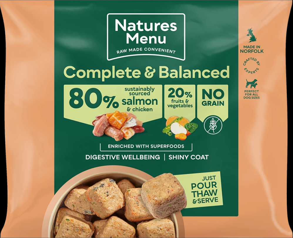 Natures Menu Country Hunter Salmon and Chicken Complete Nuggets 1kg