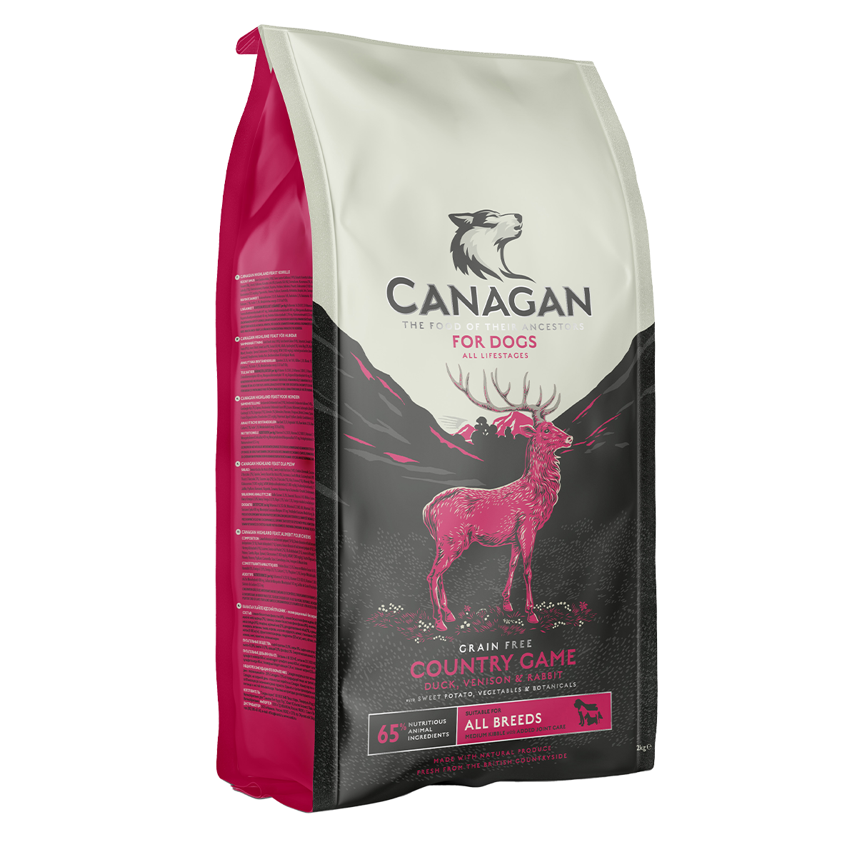 Canagan Country Game For Dogs 2kg Award winning pet food