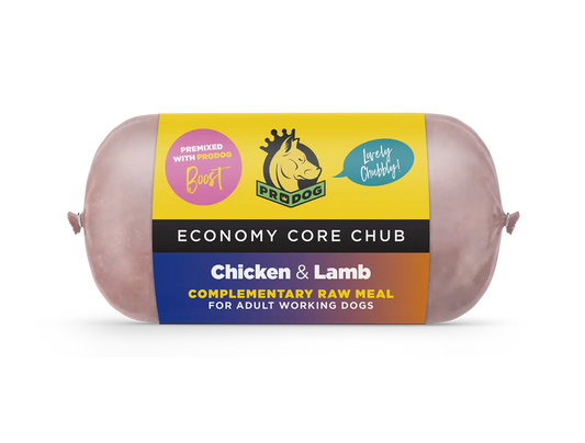 Prodog Chicken & Lamb 80/10/10 Raw Dog Food Chub