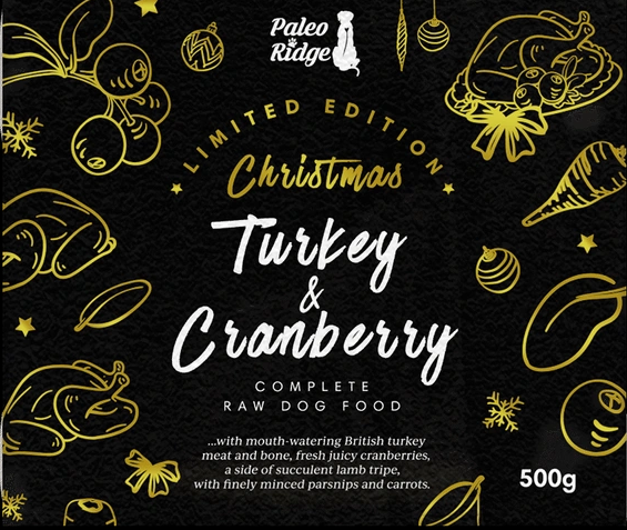 Paleo Ridge Christmas Turkey and Cranberry 500g