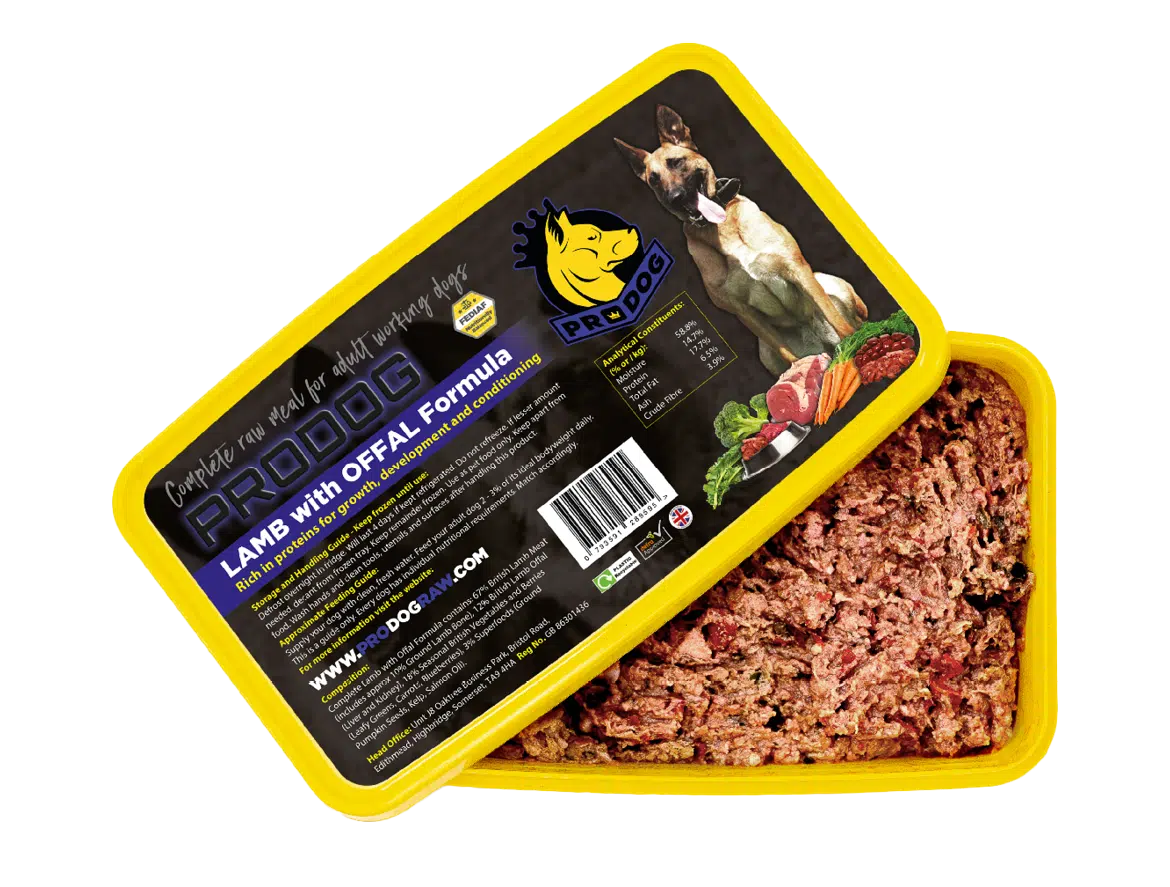 Prodog Lamb Complete Raw Dog Food with Offal Meal