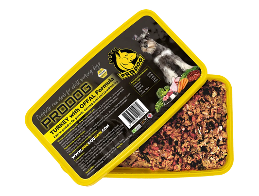 Prodog Turkey Complete Raw Dog Food with offal  Meal