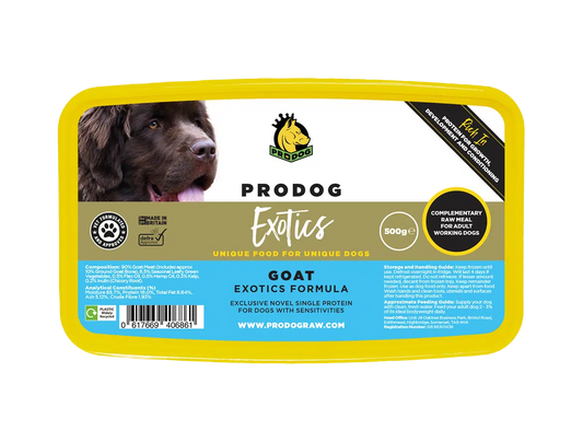 Prodog Goat Raw Dog Food Meal