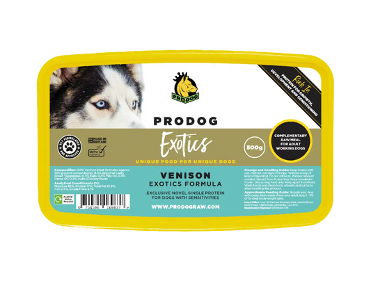 Prodog Venison Raw Dog Food Meal