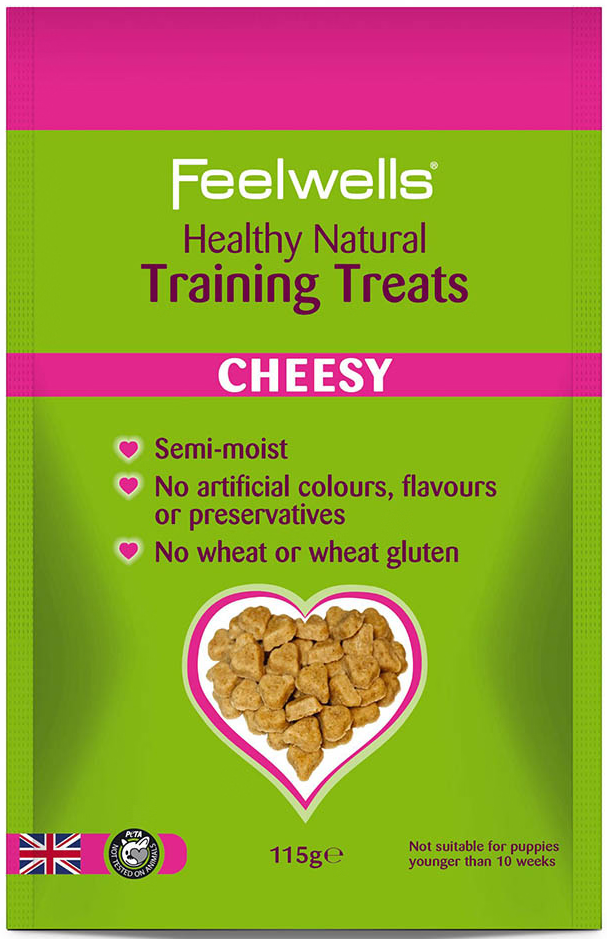 Feelwells semi-moist Cheesy Training Treats 115g
