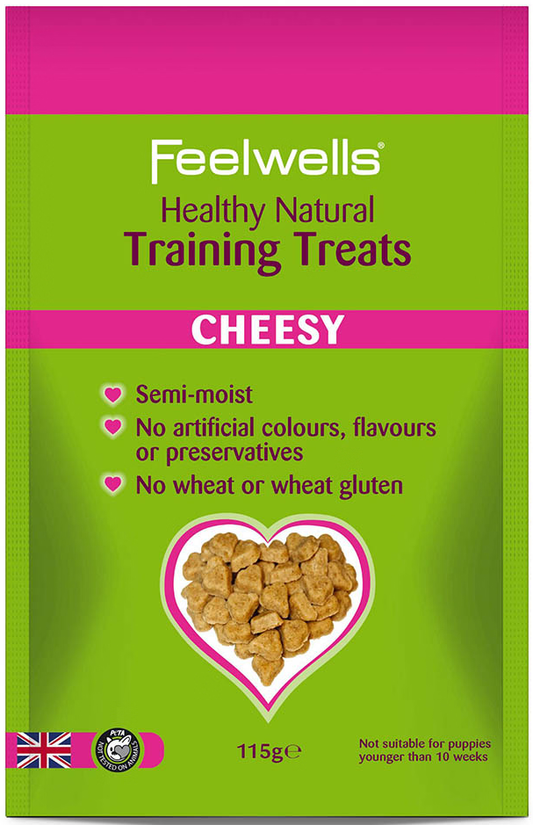 Feelwells semi-moist Cheesy Training Treats 115g