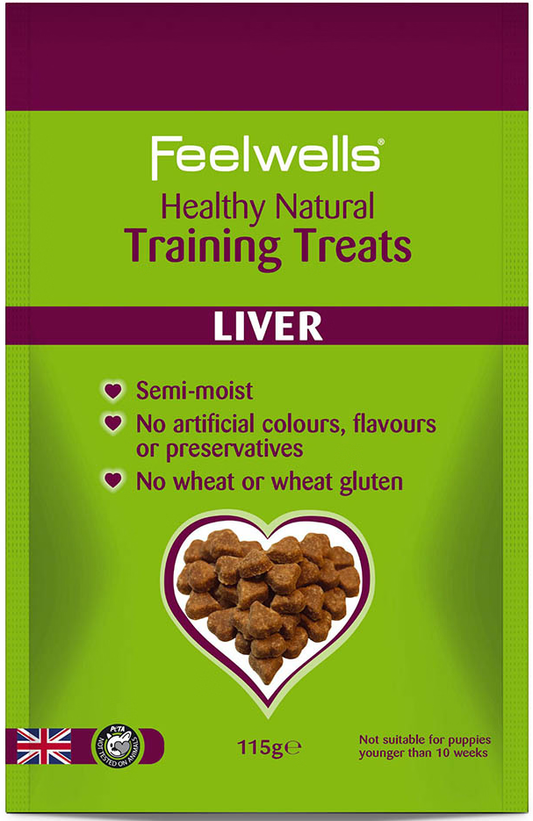 Feelwells semi-moist Liver Training Treats 115g
