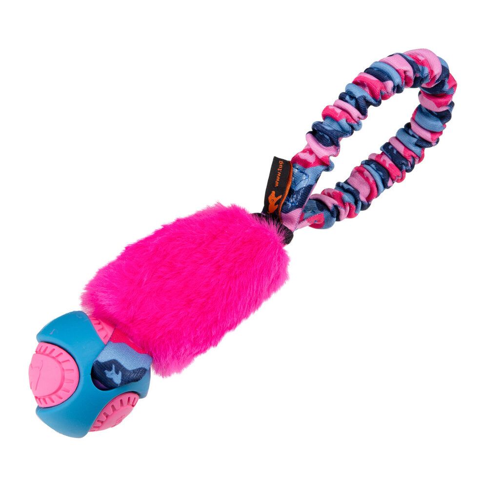 Tug-E-Nuff Pocket PowerBall Fauxtastic Pink