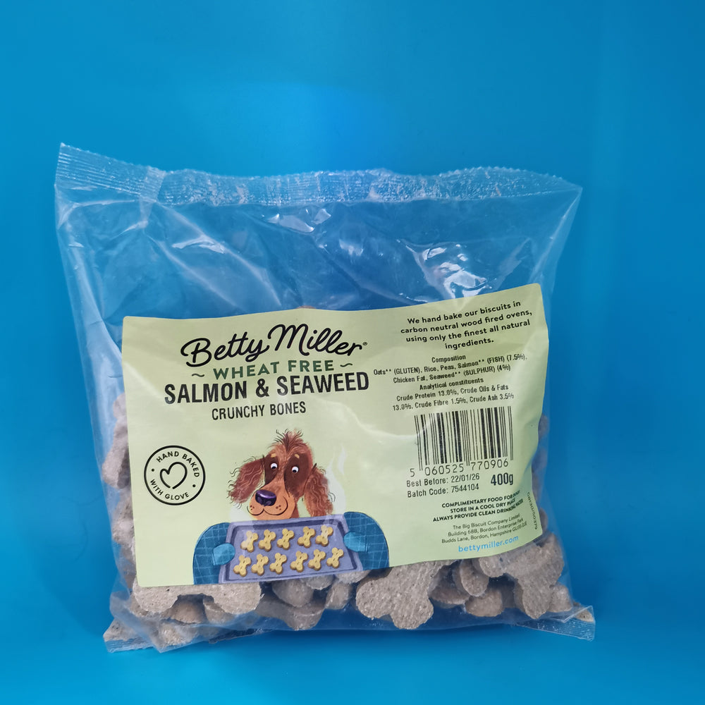 Betty Miller Salmon & Seaweed Bones 400g