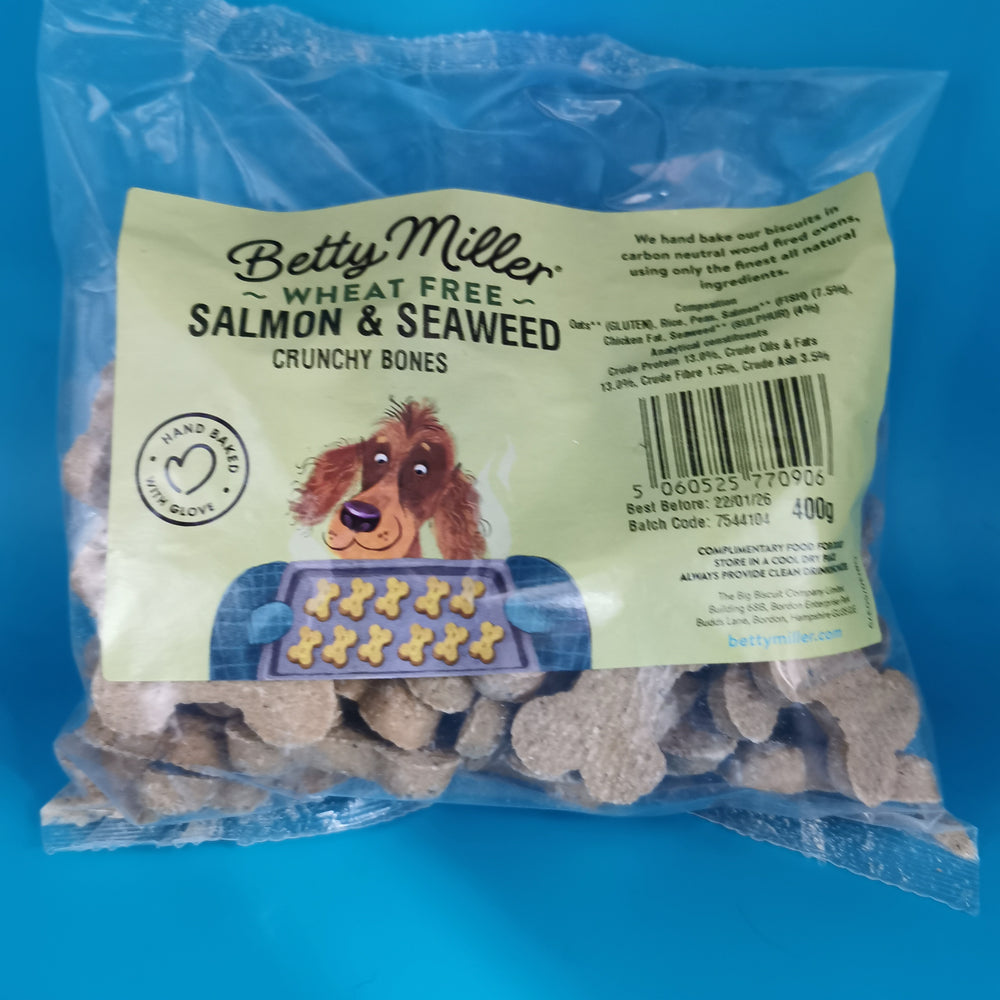 Betty Miller Salmon & Seaweed Bones 400g