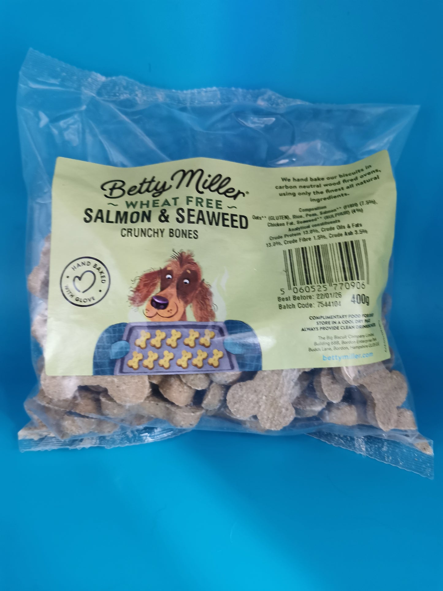 Betty Miller Salmon & Seaweed Bones 400g