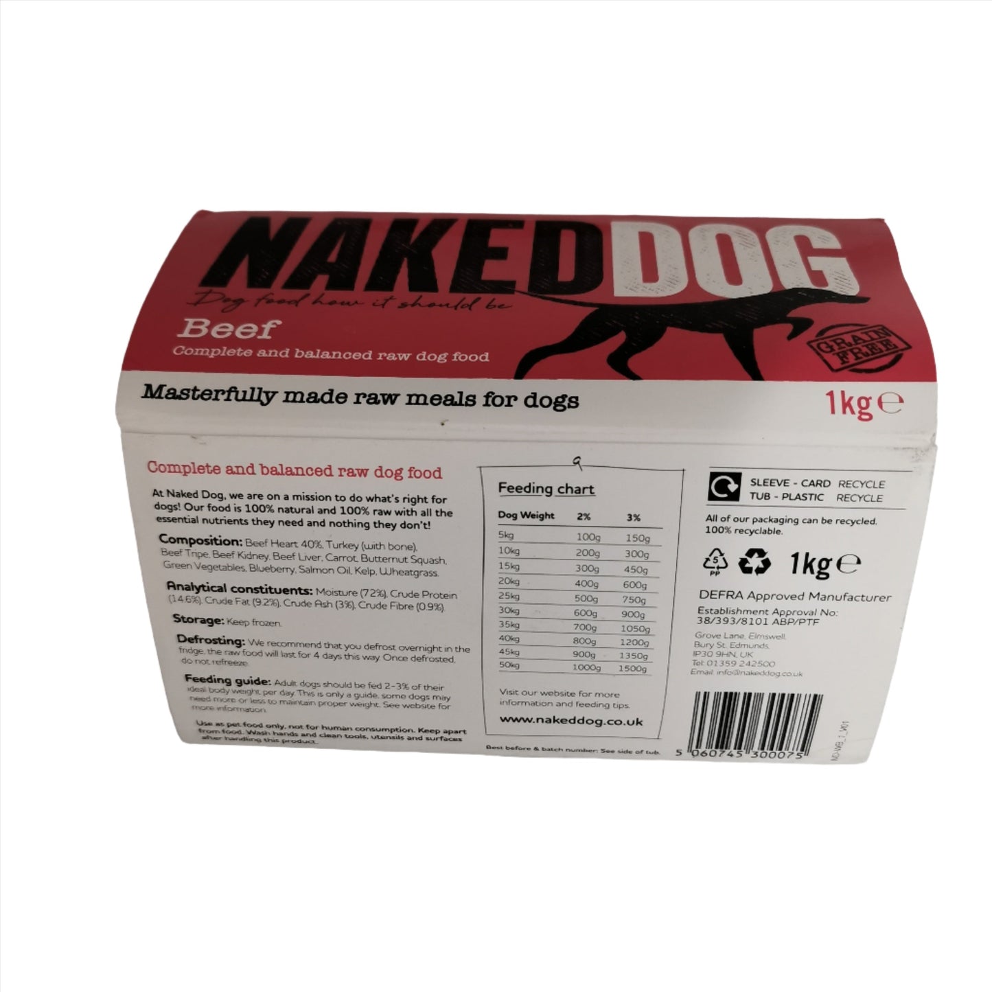 Naked Dog Original Beef 1kg