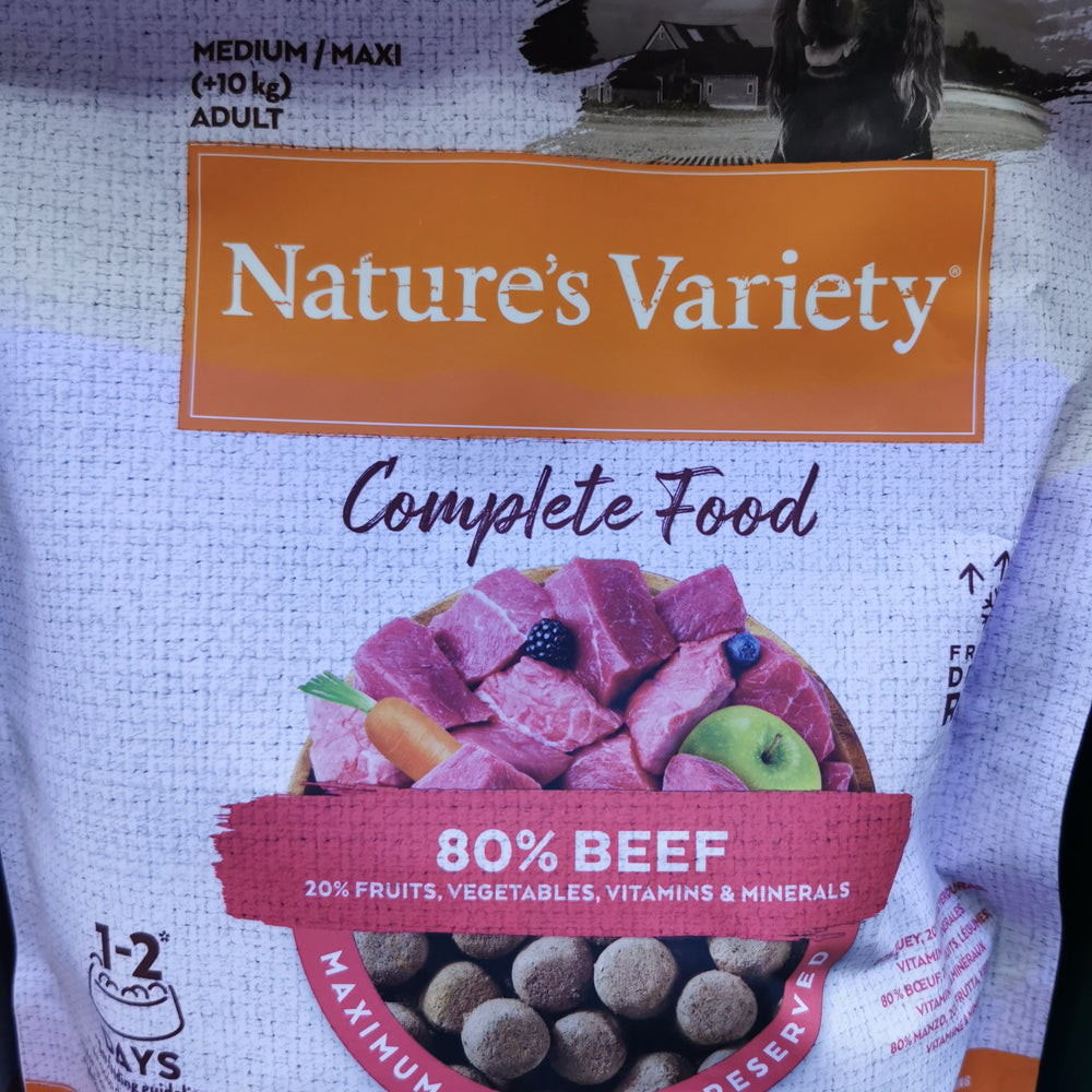 Natures Variety COMPLETE FREEZE DRIED FOOD  LAMB FOR ADULT DOGS 250g