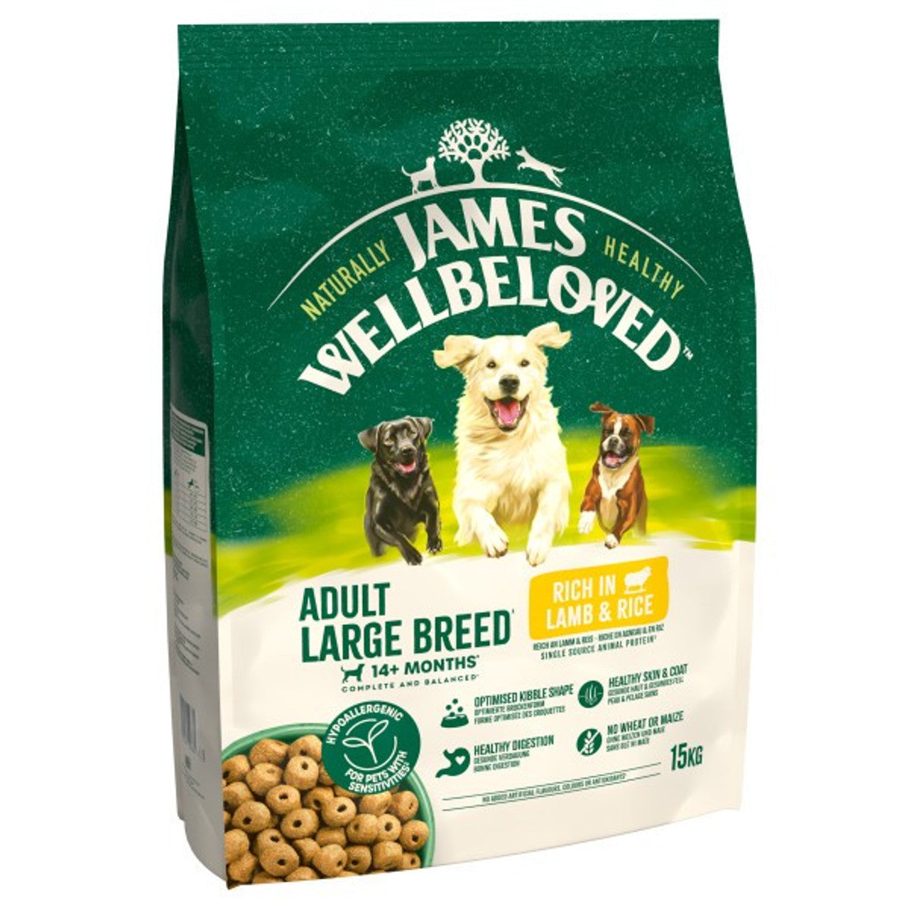 Wellbeloved Lamb and Rice Adult 15kg