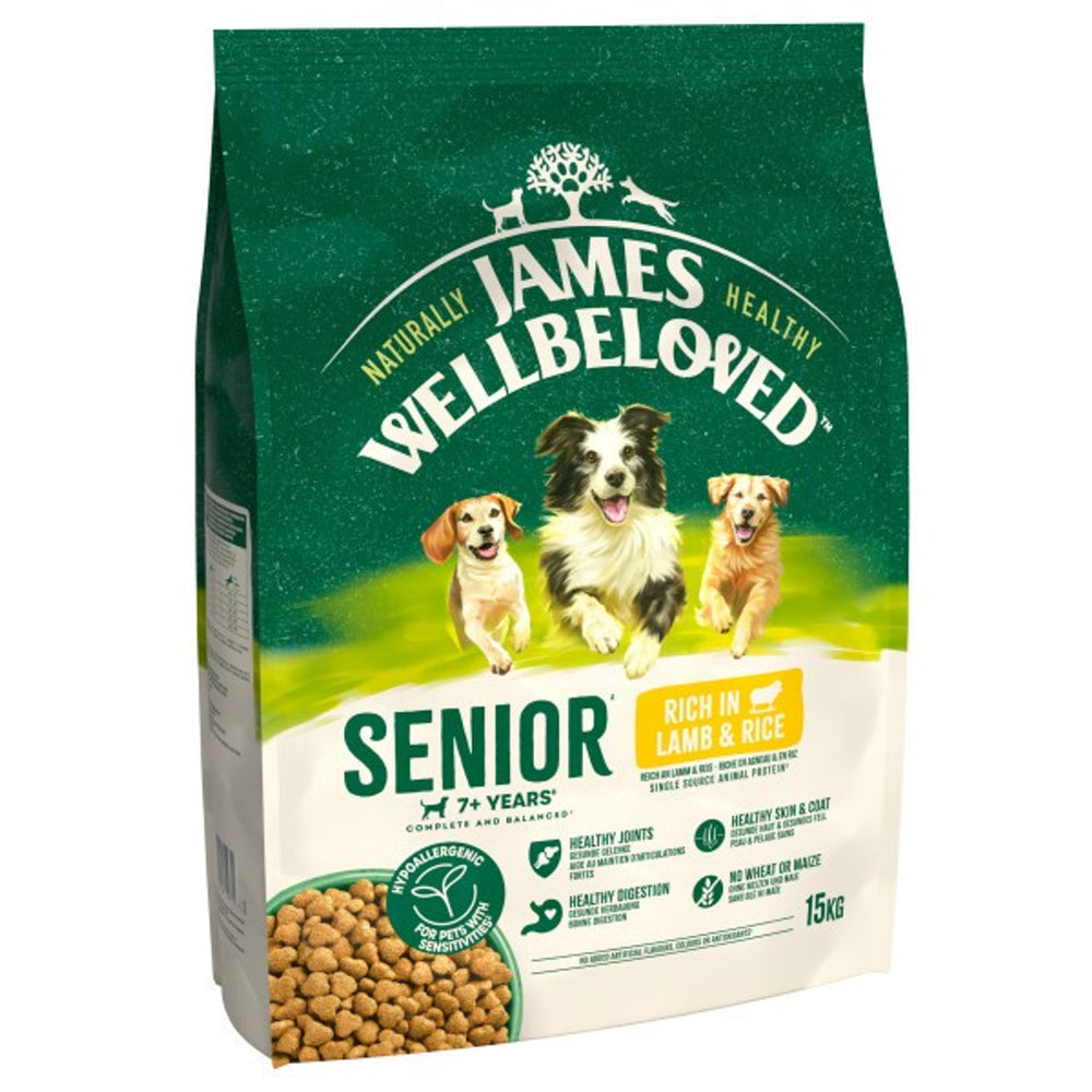 James Wellbeloved Senior Lamb & Rice 15kg