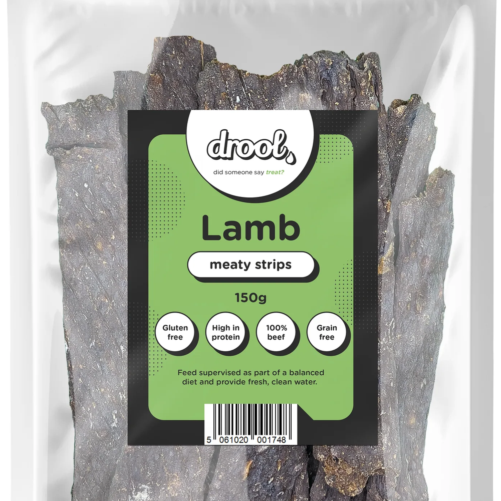 Drool Meaty Strips Lamb 150g