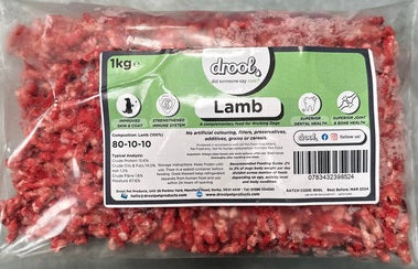 Drool Freeflow Lamb Mince 1kg